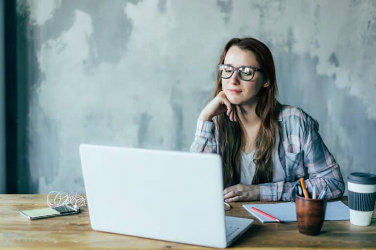 woman working smarter not harder